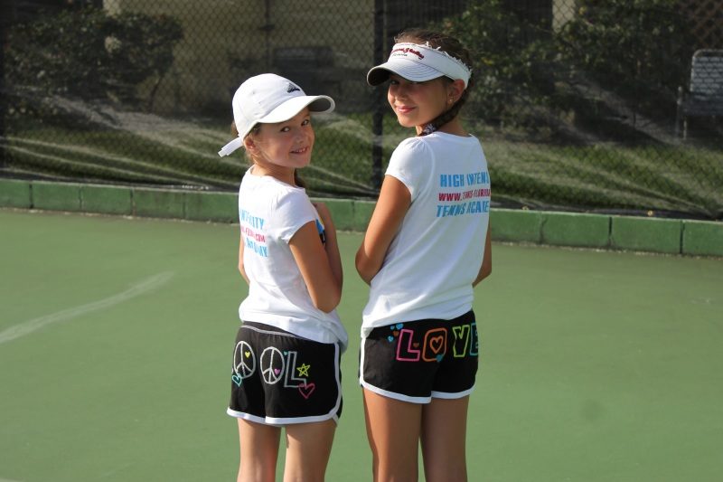Tennis Academy kids posing