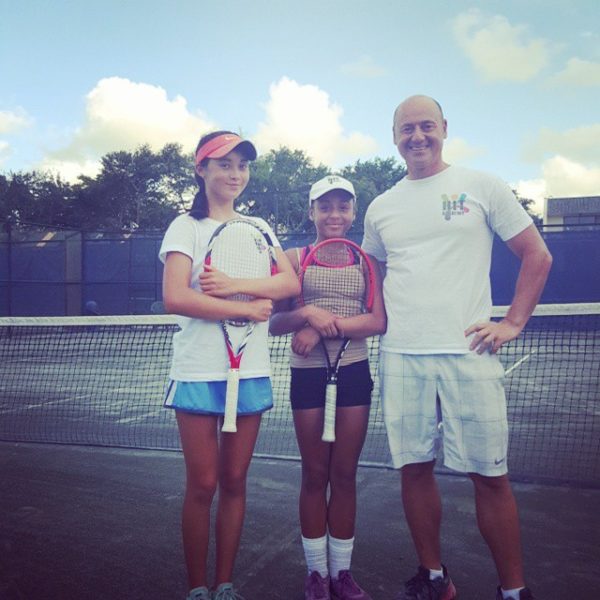 Tennis Camps picture with coach