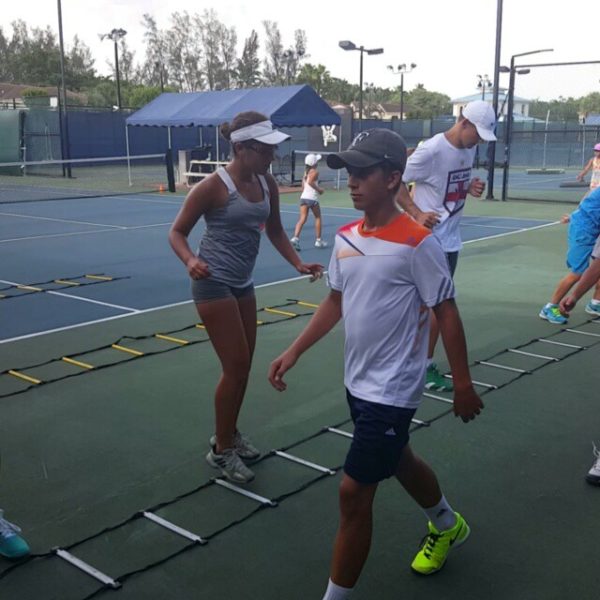 Tennis Tuition warm up game